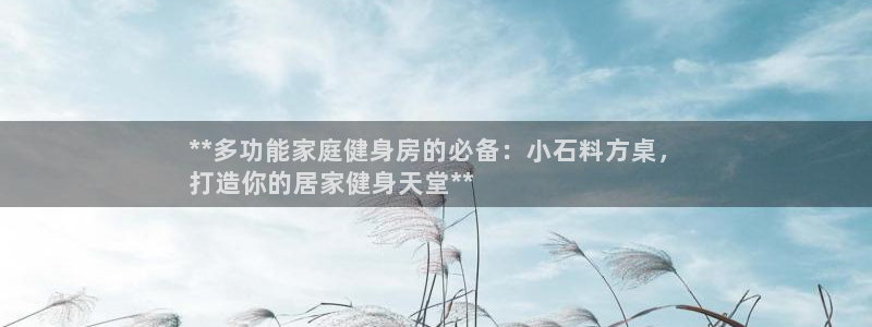 極悅平臺是什么：**多功能家庭健身房的必備：小石料方桌，
打