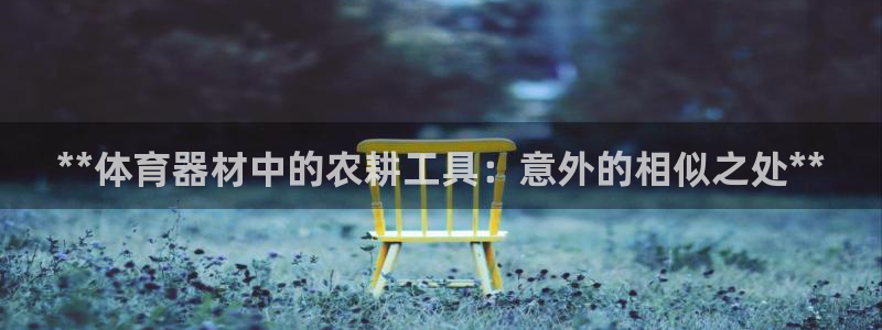 極悅娛樂游戲安全嗎：**體育器材中的農(nóng)耕工具：意外的