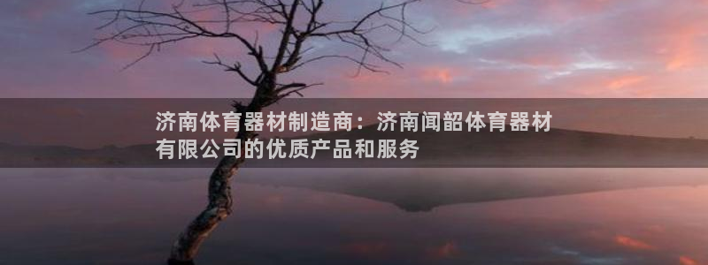 極悅娛樂的背景和歷史背景：濟(jì)南體育器材制造商：濟(jì)南聞