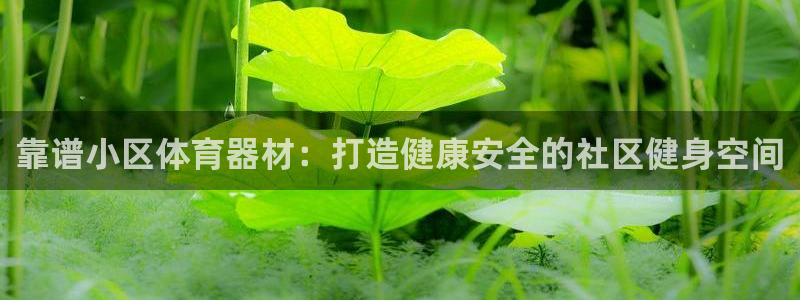 極悅平臺登錄方式有哪些：靠譜小區(qū)體育器材：打造健康安