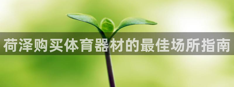 極悅平臺發7O777：荷澤購買體育器材的最佳場所指南