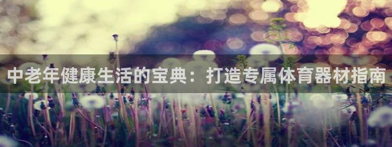 極悅官方網站：中老年健康生活的寶典：打造專屬體育器材